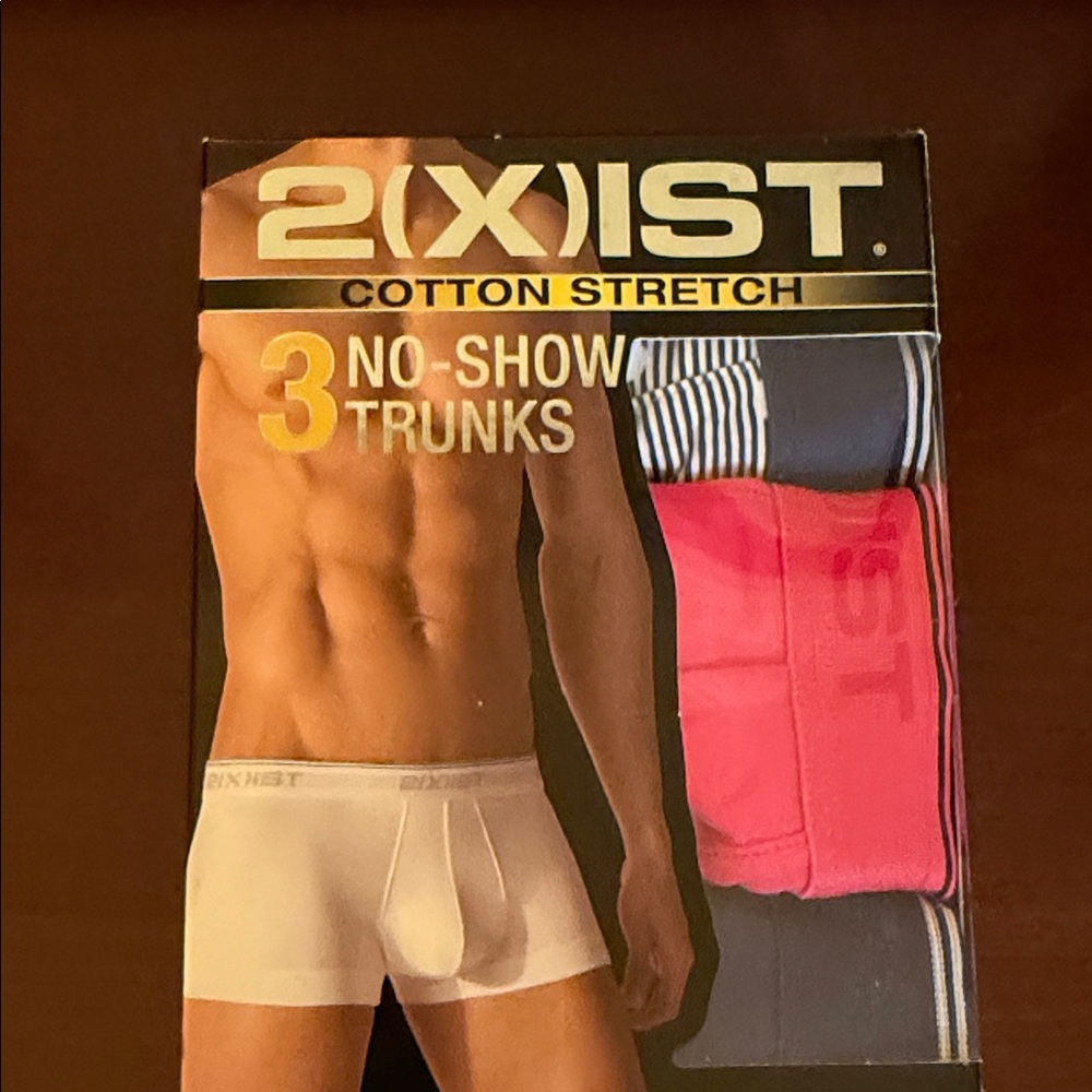 2xist Men's Boxer Briefs - White, Pink, and Blue 3pair